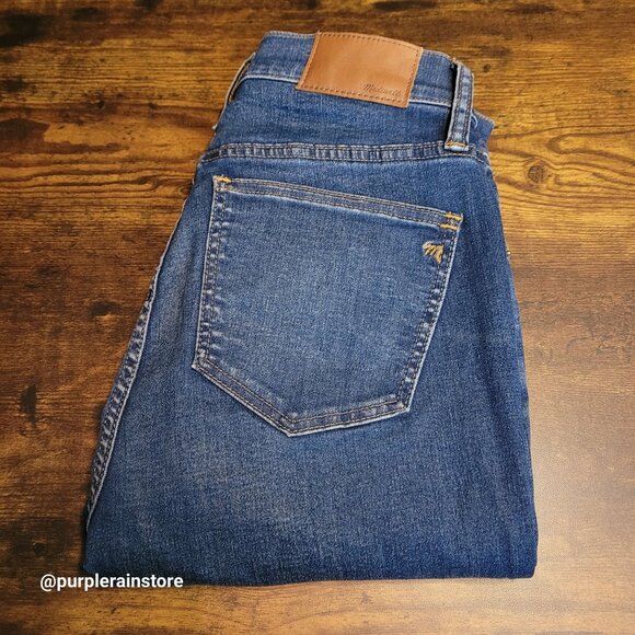 Madewell Jeans 26 Skinny 9" High Rise Patty Wash G7189 Tummy Control Stretch - Picture 3 of 12